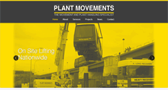 Desktop Screenshot of plantmovements.co.uk